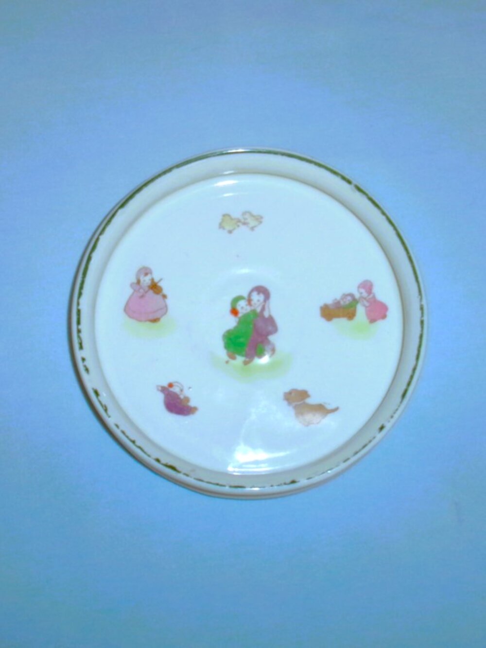 VINTAGE/ANTIQUE BABY PLATE - NIPPON, NORITAKE